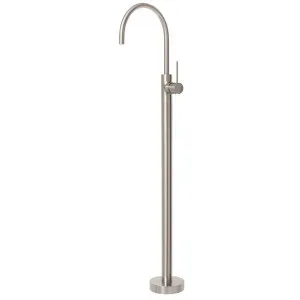 Phoenix Vivid Slimline Floor Mounted Bath Mixer-Brushed Nickel by PHOENIX, a Bathroom Taps & Mixers for sale on Style Sourcebook