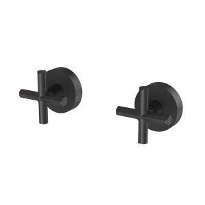 Phoenix Vivid Slimline Plus Wall Top Assemblies - Matte Black by PHOENIX, a Bathroom Taps & Mixers for sale on Style Sourcebook