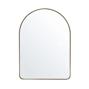 Studio Slim Wall Arch Mirror, Brass by Granite Lane, a Vanity Mirrors for sale on Style Sourcebook