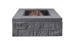 Heron Large Fire Pit - Charcoal by Austral Masonry, a Braziers & Firepits for sale on Style Sourcebook