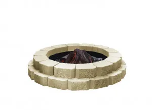 Daydream Fire Pit - Limestone by Austral Masonry, a Braziers & Firepits for sale on Style Sourcebook
