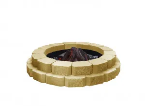 Daydream Fire Pit - Sandstone by Austral Masonry, a Braziers & Firepits for sale on Style Sourcebook