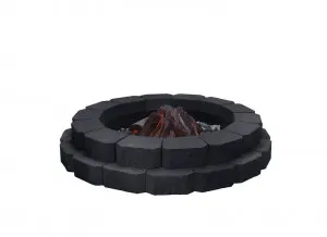 Daydream Fire Pit - Charcoal by Austral Masonry, a Braziers & Firepits for sale on Style Sourcebook