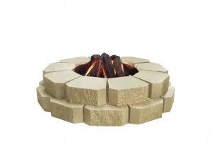 Whitsunday Fire Pit - Limestone by Austral Masonry, a Braziers & Firepits for sale on Style Sourcebook