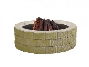 Bribie Fire Pit - Sydney Blend by Austral Masonry, a Braziers & Firepits for sale on Style Sourcebook