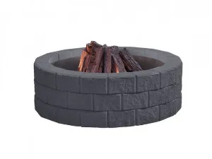 Bribie Fire Pit - Charcoal by Austral Masonry, a Braziers & Firepits for sale on Style Sourcebook