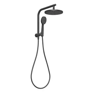 Phoenix Vivid Slimline Compact Twin Shower - Matte Black by PHOENIX, a Shower Heads & Mixers for sale on Style Sourcebook