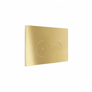Zaaha Toilet Button & In-wall Cistern - Brushed Brass by ABI Interiors Pty Ltd, a Toilets & Bidets for sale on Style Sourcebook