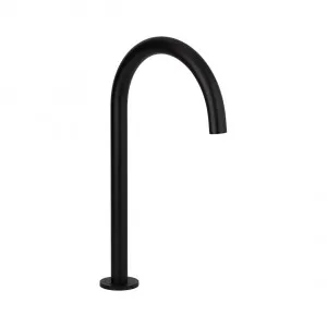 Gooseneck Hob Swivel Spout - Matte Black by ABI Interiors Pty Ltd, a Bathroom Taps & Mixers for sale on Style Sourcebook