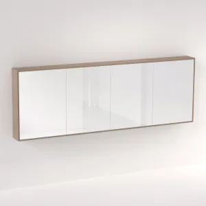 Myra 4-Door Mirror Cabinet 2292mm -  Pure Oak by ABI Interiors Pty Ltd, a Shaving Cabinets for sale on Style Sourcebook