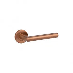 Davis Door Handle - Brushed Copper by ABI Interiors Pty Ltd, a Door Knobs & Handles for sale on Style Sourcebook