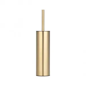 Toilet Brush Holder - Brushed Brass by ABI Interiors Pty Ltd, a Toilet Brushes & Sets for sale on Style Sourcebook