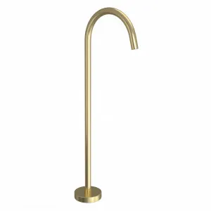 Floor-Mounted Bath Filler - Brushed Brass by ABI Interiors Pty Ltd, a Bathroom Taps & Mixers for sale on Style Sourcebook