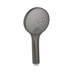 3-Function Round Hand Shower - Brushed Gunmetal by ABI Interiors Pty Ltd, a Shower Heads & Mixers for sale on Style Sourcebook