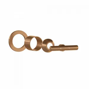 Barre Progressive Handle Kit - Brushed Copper by ABI Interiors Pty Ltd, a Bathroom Taps & Mixers for sale on Style Sourcebook