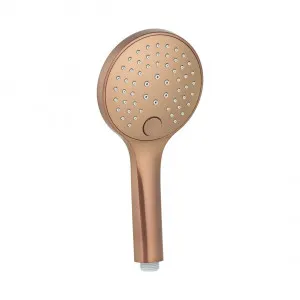 3-Function Round Hand Shower - Brushed Copper by ABI Interiors Pty Ltd, a Shower Heads & Mixers for sale on Style Sourcebook
