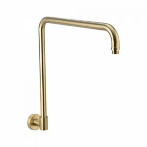 Eden Shower Arm - Brushed Brass by ABI Interiors Pty Ltd, a Showers for sale on Style Sourcebook