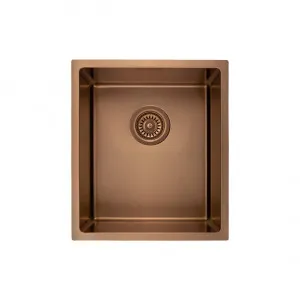 Ohelu Single Kitchen Sink 380mm - Brushed Copper by ABI Interiors Pty Ltd, a Kitchen Sinks for sale on Style Sourcebook