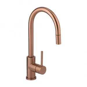 Elysian Commercial Pull-Out Kitchen Mixer - Brushed Copper by ABI Interiors Pty Ltd, a Laundry Taps for sale on Style Sourcebook