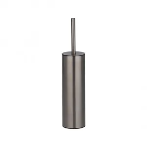 Toilet Brush Holder - Brushed Gunmetal by ABI Interiors Pty Ltd, a Toilet Brushes & Sets for sale on Style Sourcebook