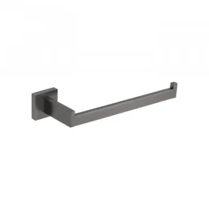 Vaada Hand Towel Holder - Brushed Gunmetal by ABI Interiors Pty Ltd, a Bathroom Accessories for sale on Style Sourcebook
