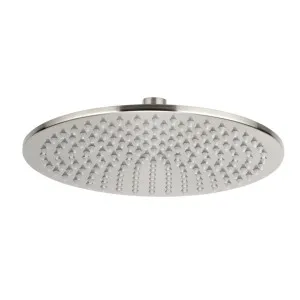 Shower Head Round 250mm - Brushed Nickel by ABI Interiors Pty Ltd, a Shower Heads & Mixers for sale on Style Sourcebook