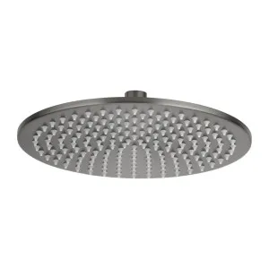 Shower Head Round 250mm - Brushed Gunmetal by ABI Interiors Pty Ltd, a Shower Heads & Mixers for sale on Style Sourcebook