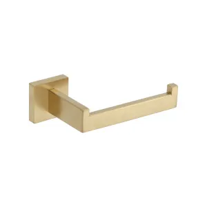Vaada Toilet Roll Holder - Brushed Brass by ABI Interiors Pty Ltd, a Toilet Paper Holders for sale on Style Sourcebook