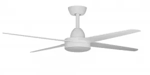 Airborne Activ 48" (1220mm) ABS Energy Efficient DC Ceiling Fan with 18W Light and Wall Control White by Airborne, a Ceiling Fans for sale on Style Sourcebook