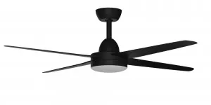Airborne Activ 48" (1220mm) ABS Energy Efficient DC Ceiling Fan with 18W Light and Wall Control Black by Airborne, a Ceiling Fans for sale on Style Sourcebook