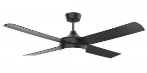 Calibo Breeze Silent 48" (1220mm) ABS AC Ceiling Fan with 24W CCT LED Light Black by Calibo, a Ceiling Fans for sale on Style Sourcebook