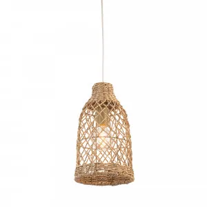 Mercator Newbury DIY Seagrass Basket Look Pendant lamp (E27) Natural by Mercator, a Pendant Lighting for sale on Style Sourcebook