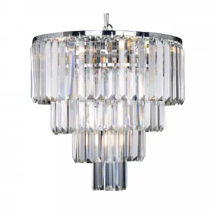 Lode Celestial Waterfall Chandelier Crystal Pendant Light 5 Light by Lode International, a Pendant Lighting for sale on Style Sourcebook