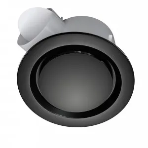 Round Ventair Airbus 200 Pro-V Bathroom Exhaust Fan Black by Ventair, a Exhaust Fans for sale on Style Sourcebook