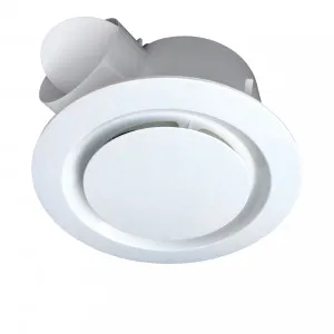 Round Ventair Airbus 200 Pro-V Bathroom Exhaust Fan White by Ventair, a Exhaust Fans for sale on Style Sourcebook