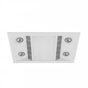 Eglo Inferno 3-In-1 Bathroom Exhaust Fan, Heater, and LED Light White by Eglo, a Exhaust Fans for sale on Style Sourcebook