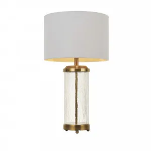 Telbix Chris Edison Screw (E27) Table Lamp Antique Brass and Clear Glass by Telbix, a Table & Bedside Lamps for sale on Style Sourcebook