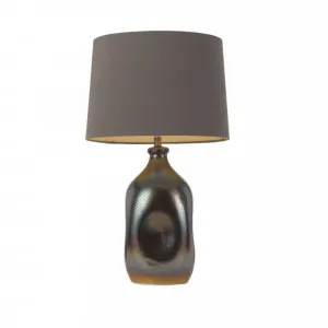 Telbix Anaya Edison Screw (E27) Table Lamp Oil Bronze and Grey by Telbix, a Table & Bedside Lamps for sale on Style Sourcebook