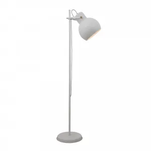 Telbix Mento Adjustable Floor Lamp Edison Screw (E27) White by Telbix, a Floor Lamps for sale on Style Sourcebook