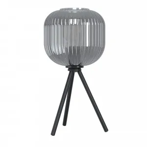 Eglo Mantunalle Table Lamp (E27) Black by Eglo, a Table & Bedside Lamps for sale on Style Sourcebook