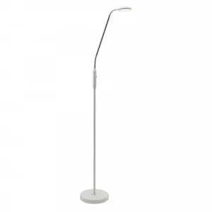Mercator Dylan 6W LED Dimmable Touch Adjustable Dimmable Floor Lamp Matt White by Mercator, a LED Lighting for sale on Style Sourcebook