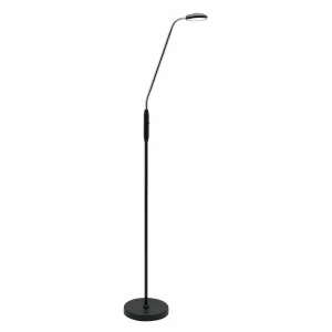 Mercator Dylan 6W LED Dimmable Touch Adjustable Dimmable Floor Lamp Matt Black by Mercator, a LED Lighting for sale on Style Sourcebook