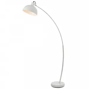 Beat Adjustable Metal Floor Lamp White by Telbix, a Floor Lamps for sale on Style Sourcebook
