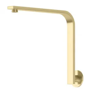 Phoenix Vivid Slimline Shower Arm Round Plate - Brushed Gold by PHOENIX, a Shower Heads & Mixers for sale on Style Sourcebook