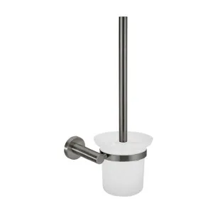 Meir Round Toilet Brush and Holder - Shadow by Meir, a Toilet Brushes & Sets for sale on Style Sourcebook