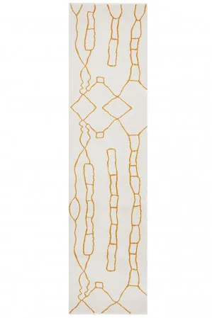 Paradise Amy Gold Runner by Rug Culture, a Contemporary Rugs for sale on Style Sourcebook