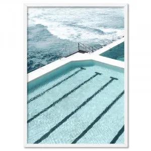 Bondi Icebergs Pool IX - Art Print by Print and Proper, a Prints for sale on Style Sourcebook