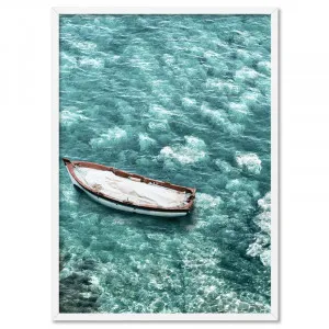 Capri Island Boat I - Art Print by Print and Proper, a Prints for sale on Style Sourcebook