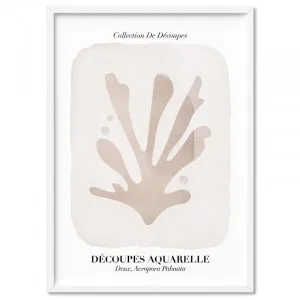 Decoupes Aquarelle IV - Art Print by Print and Proper, a Prints for sale on Style Sourcebook