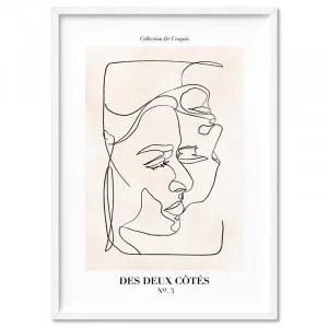 Abstract Line Art Figures III | On both sides - Art Print by Print and Proper, a Prints for sale on Style Sourcebook